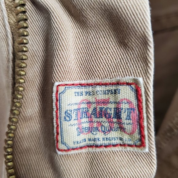 Polo Ralph Lauren Mens Size 38/30 Pants Classic Straight 650 Chino Khaki Tan - Picture 12 of 13